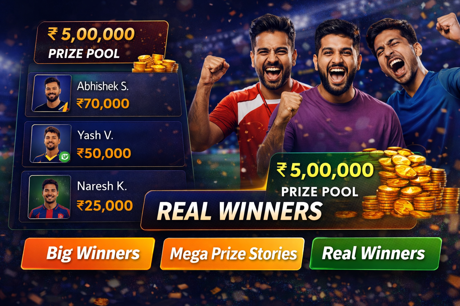 Come Fantasy Link fantasy cricket result notes